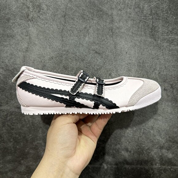 Onitsuka Tiger Mexico 66 Pink Mary Jane Sneakers - Picture 1 of 9